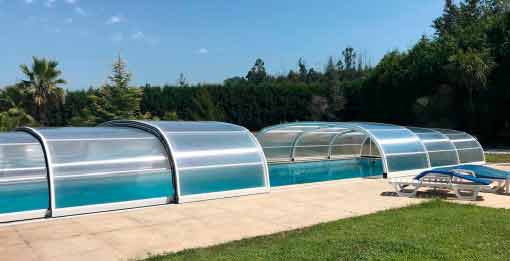 Gamme abri de piscine mi-haut Riom