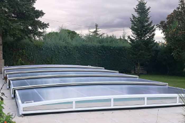 Abris de piscine plat Clermont-Ferrand